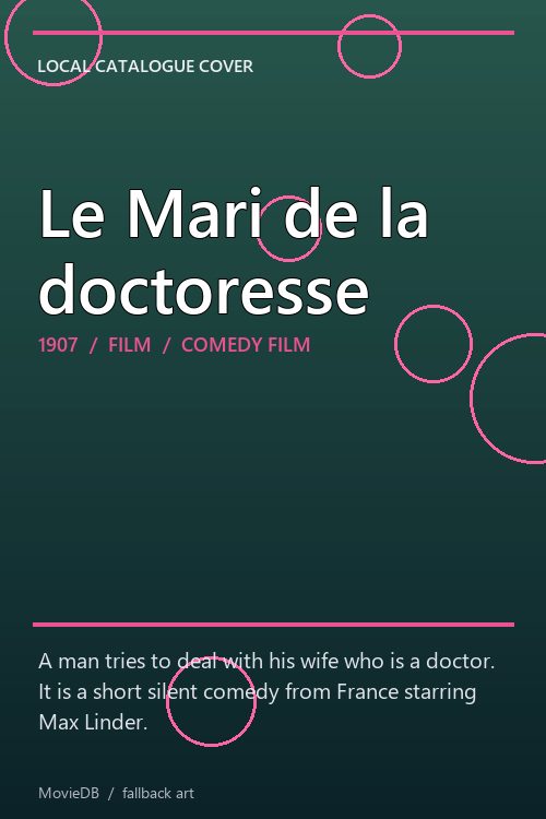 Le Mari de la doctoresse poster