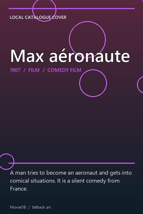 Max aéronaute poster