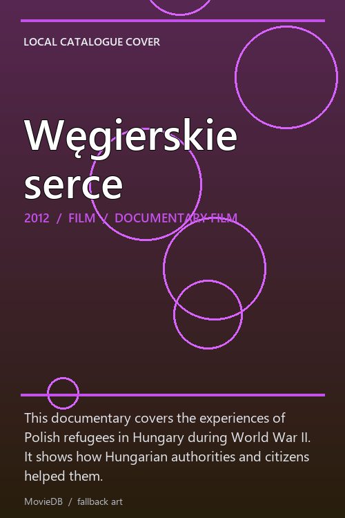 Węgierskie serce poster