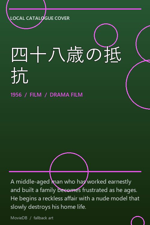 四十八歳の抵抗 poster