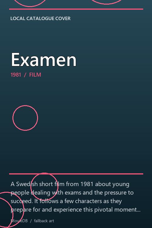 Examen poster