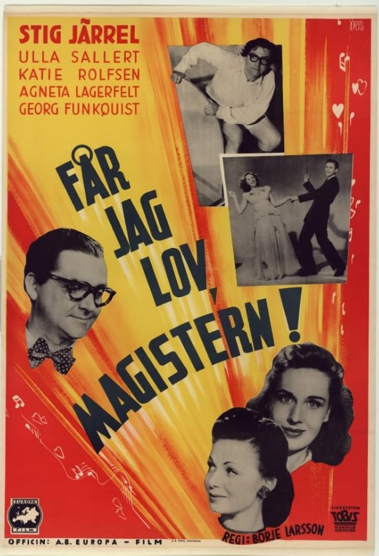 Får jag lov, magistern! poster