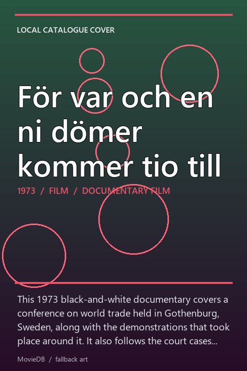 För var och en ni dömer kommer tio till poster