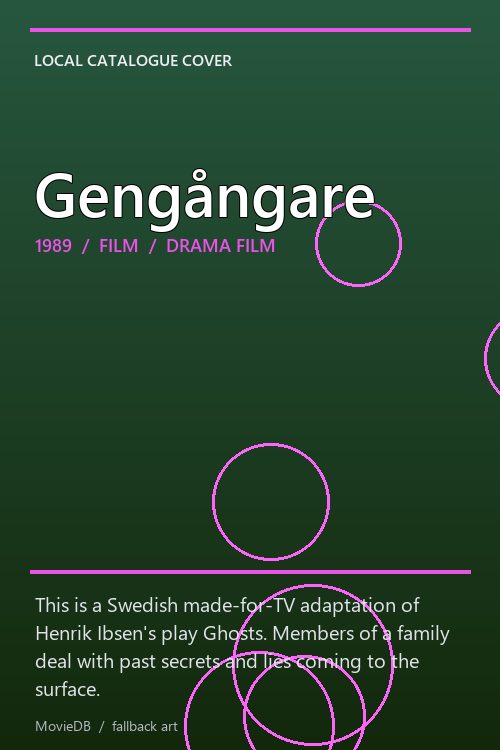 Gengångare poster