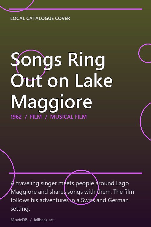 Songs Ring Out on Lake Maggiore poster