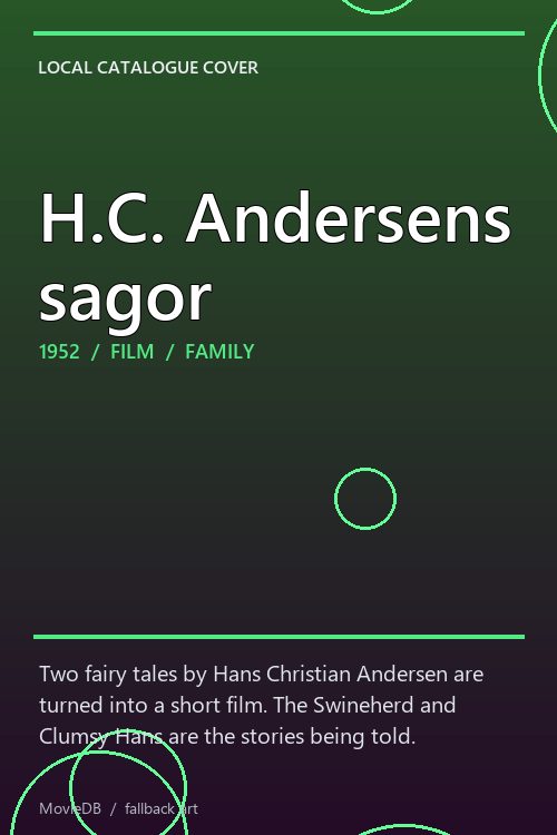H.C. Andersens sagor poster