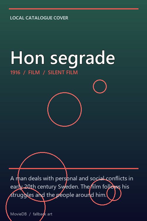 Hon segrade poster