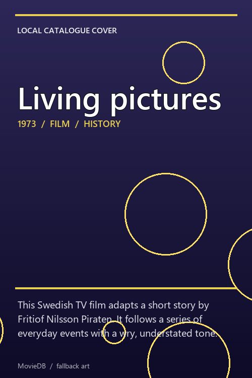 Living pictures poster