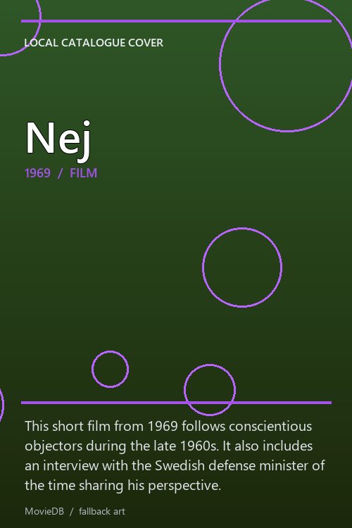 Nej poster