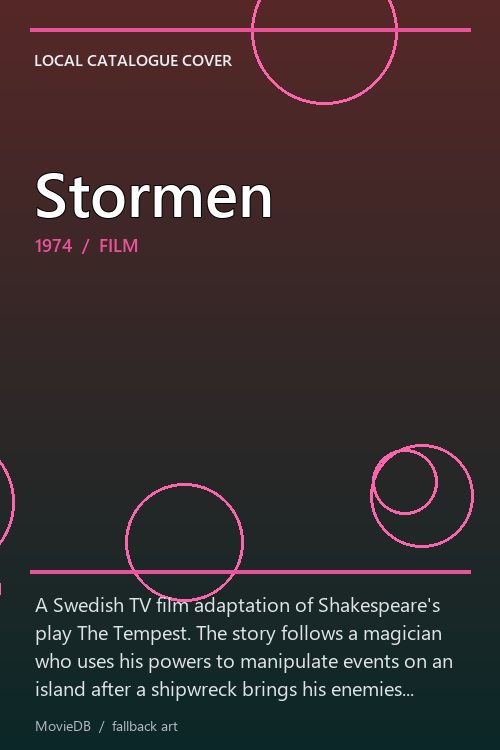Stormen poster