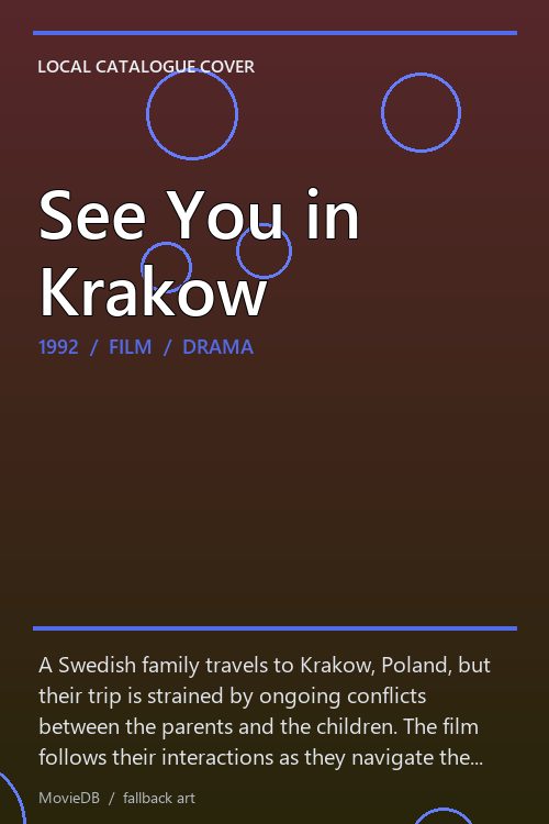 See You in Krakow poster