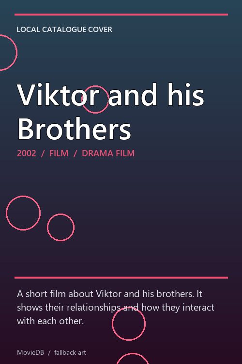 Viktor and his Brothers poster