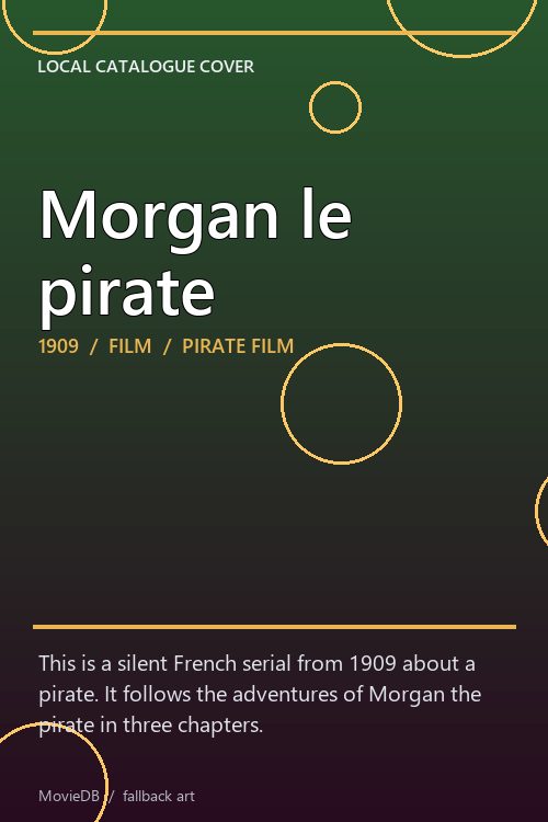 Morgan le pirate poster