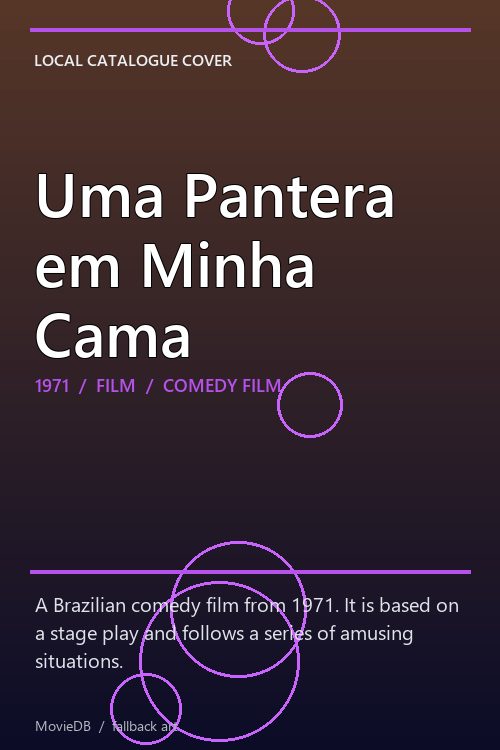 Uma Pantera em Minha Cama poster