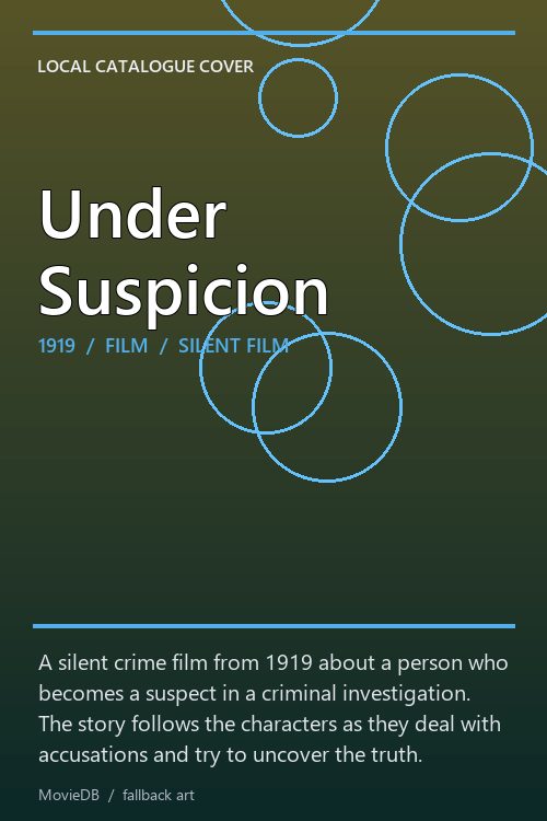 Under Suspicion poster