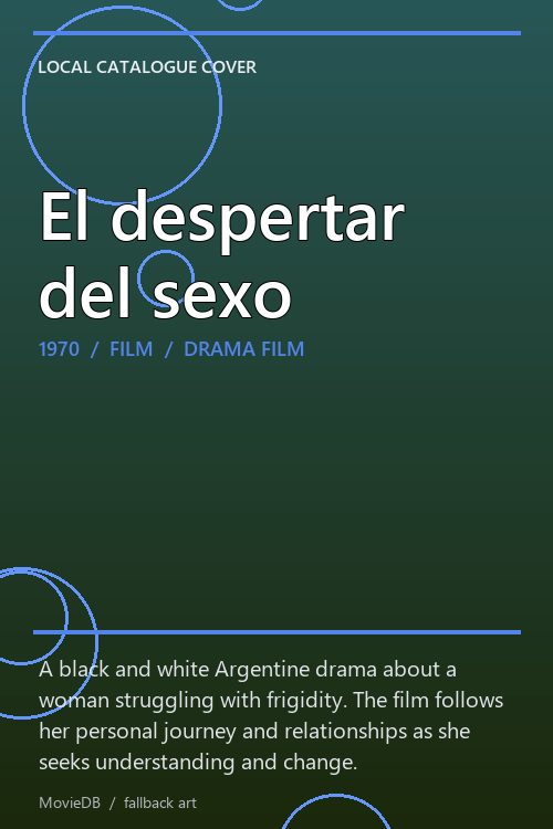 El despertar del sexo poster