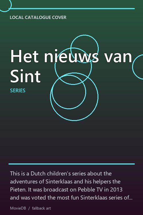Het nieuws van Sint poster