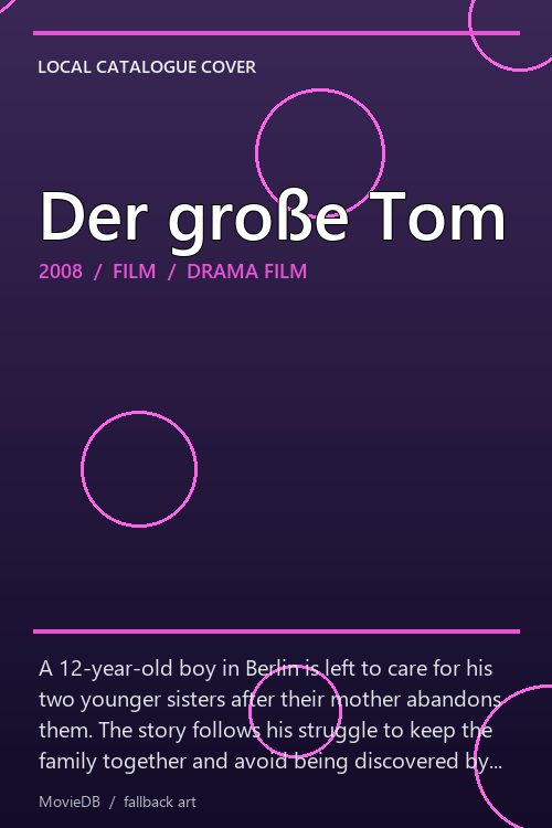 Der große Tom poster