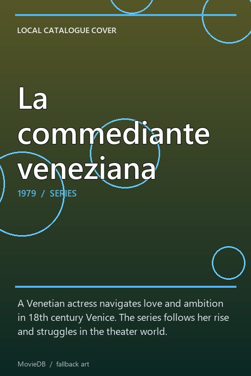 La commediante veneziana poster