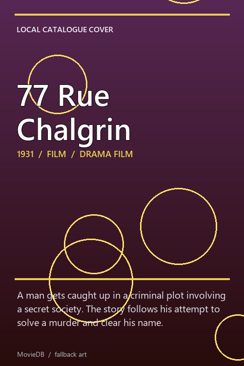 77 Rue Chalgrin poster