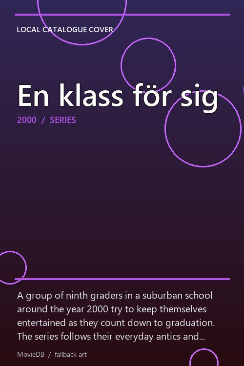 En klass för sig poster