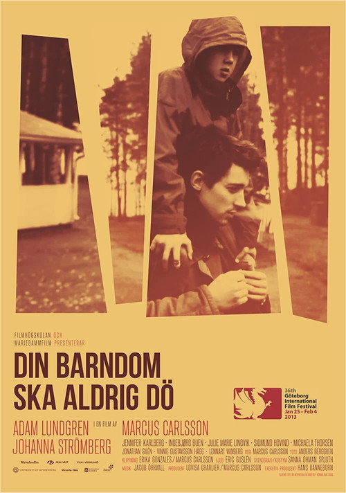 Din barndom ska aldrig dö poster