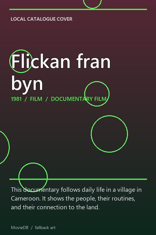 Flickan fran byn poster