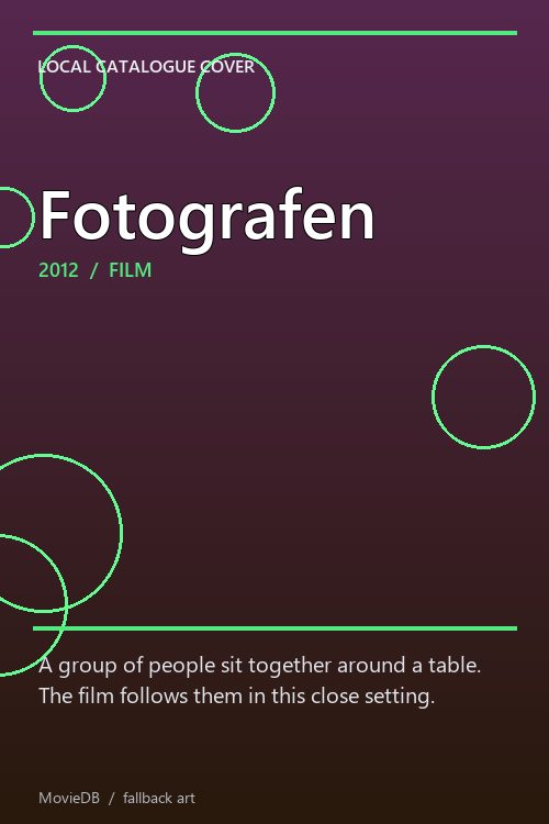 Fotografen poster