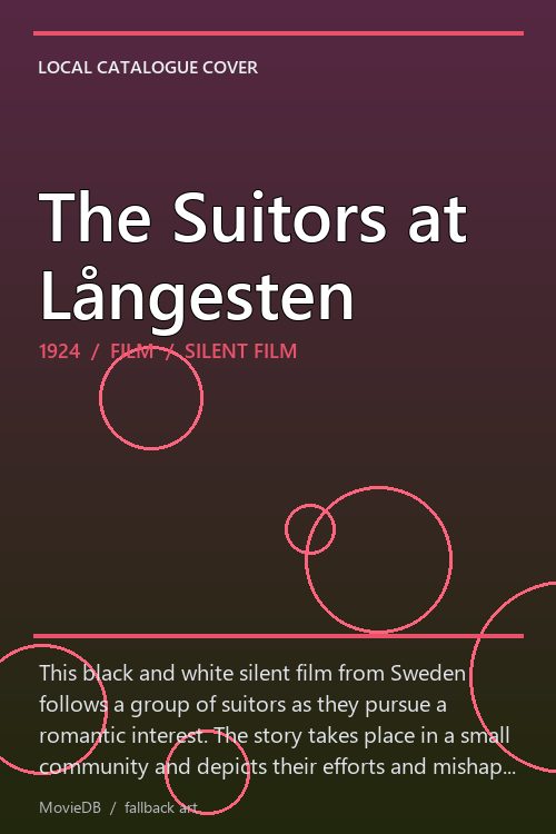 The Suitors at Långesten poster