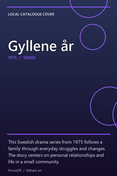 Gyllene år poster