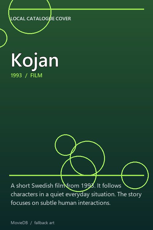 Kojan poster