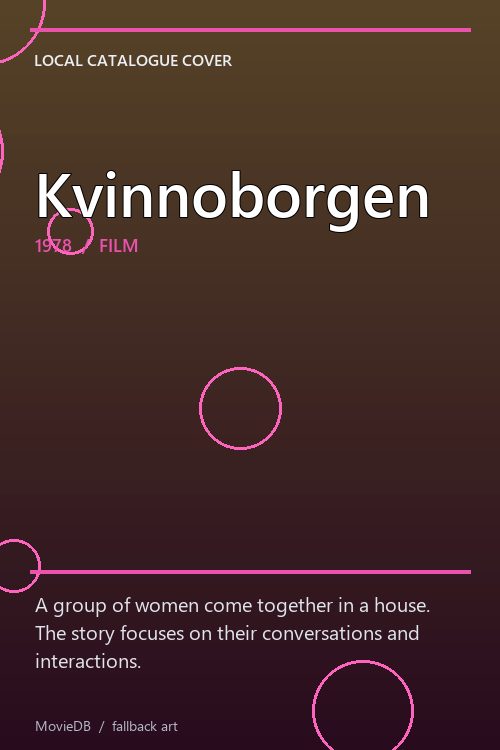 Kvinnoborgen poster