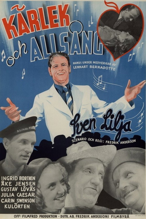 Kärlek och allsång poster