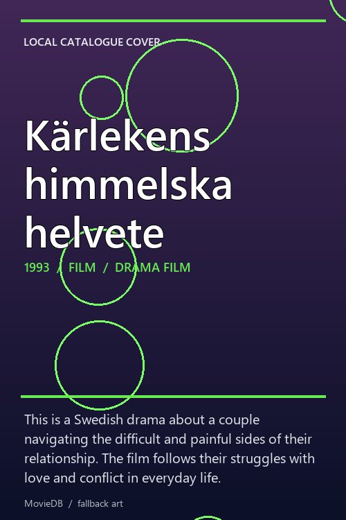 Kärlekens himmelska helvete poster