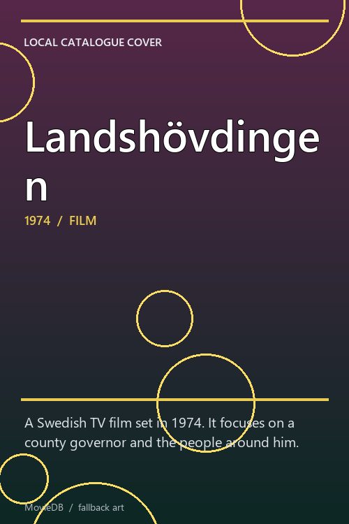 Landshövdingen poster