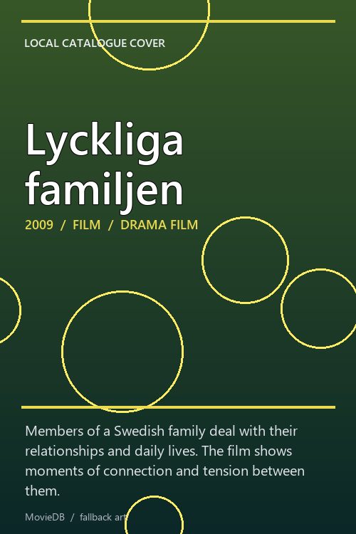 Lyckliga familjen poster