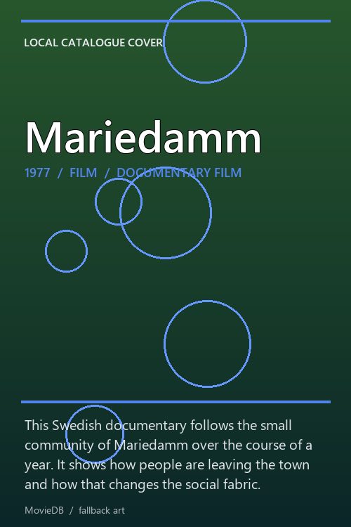 Mariedamm poster