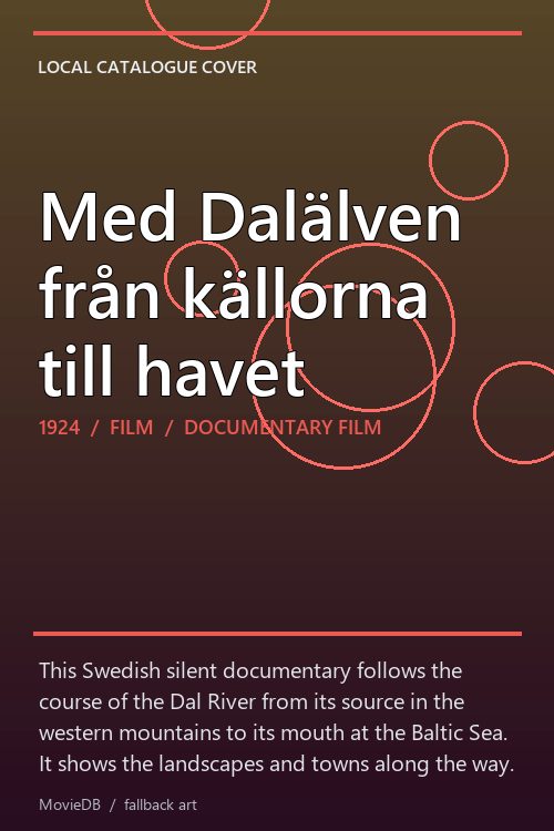 Med Dalälven från källorna till havet poster