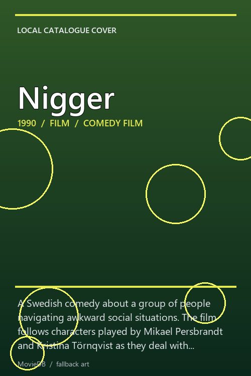Nigger poster