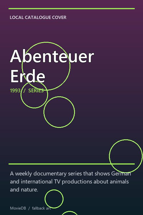 Abenteuer Erde poster