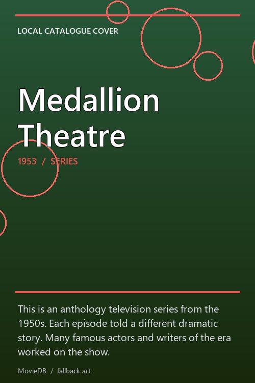 Medallion Theatre poster