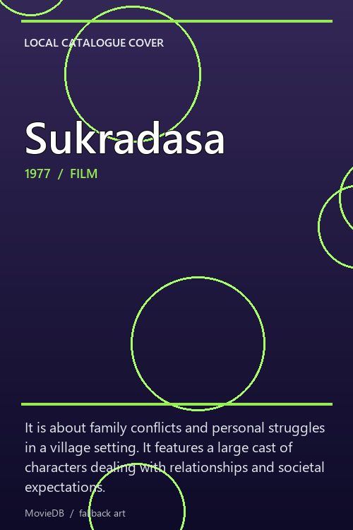 Sukradasa poster