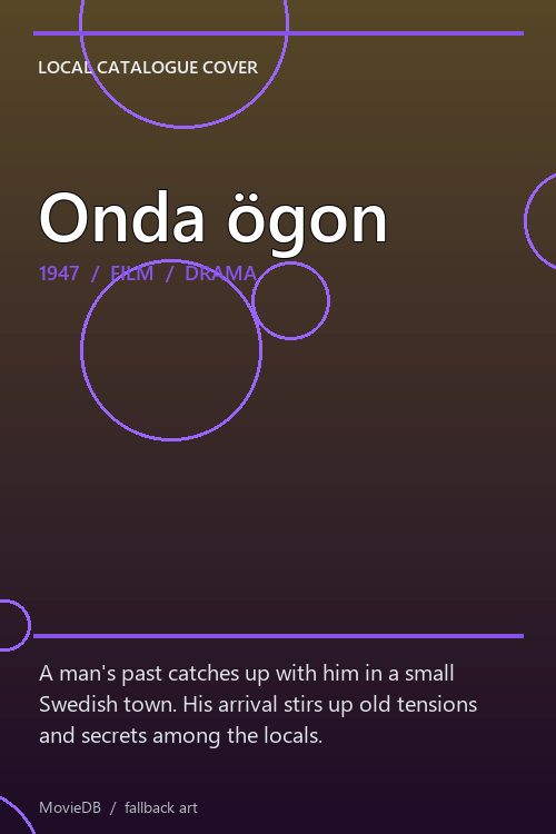 Onda ögon poster