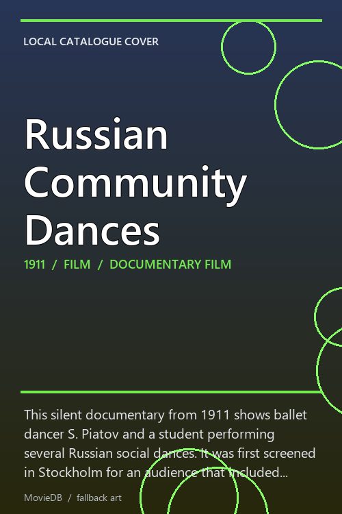 Russian Community Dances poster