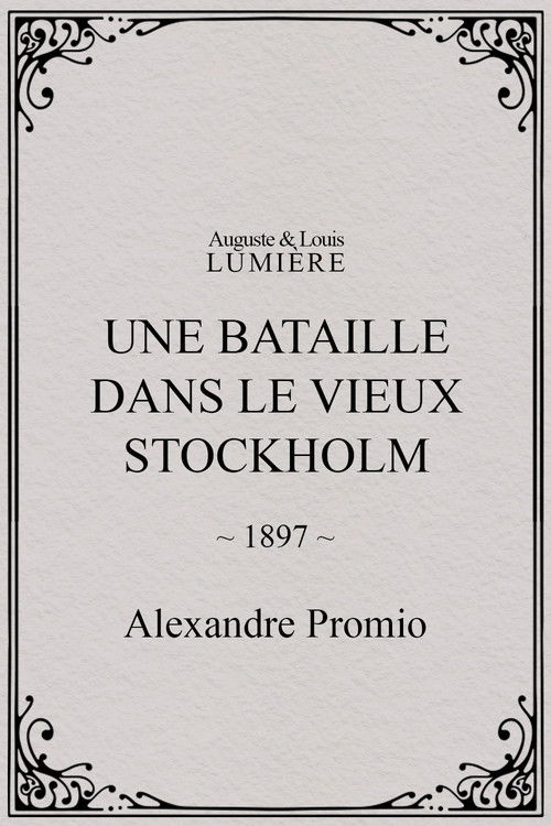 Slagsmål i gamla Stockholm poster