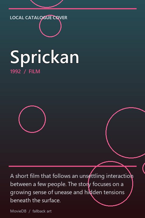 Sprickan poster