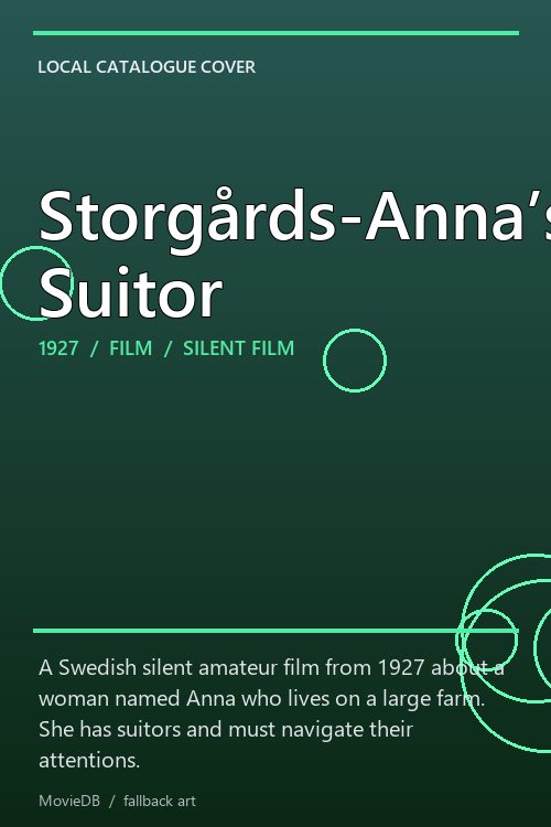 Storgårds-Anna’s Suitor poster