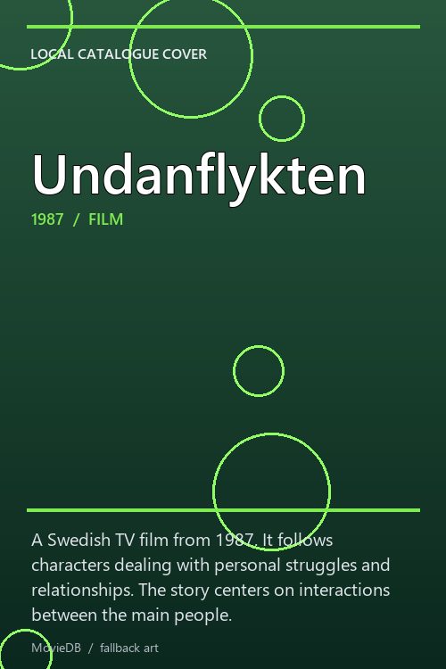 Undanflykten poster