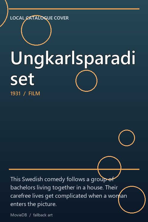 Ungkarlsparadiset poster