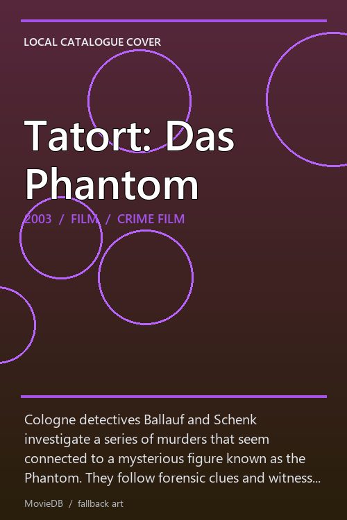 Tatort: Das Phantom poster